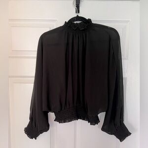 Women’s Sheer Black Night Top (Fashion Nova)